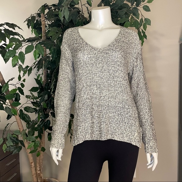 🖤 RDI | Marled Knit Sweater with Elbow Patches - Picture 4 of 9